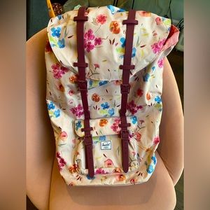 Herschel Co. Pink Floral Backpack